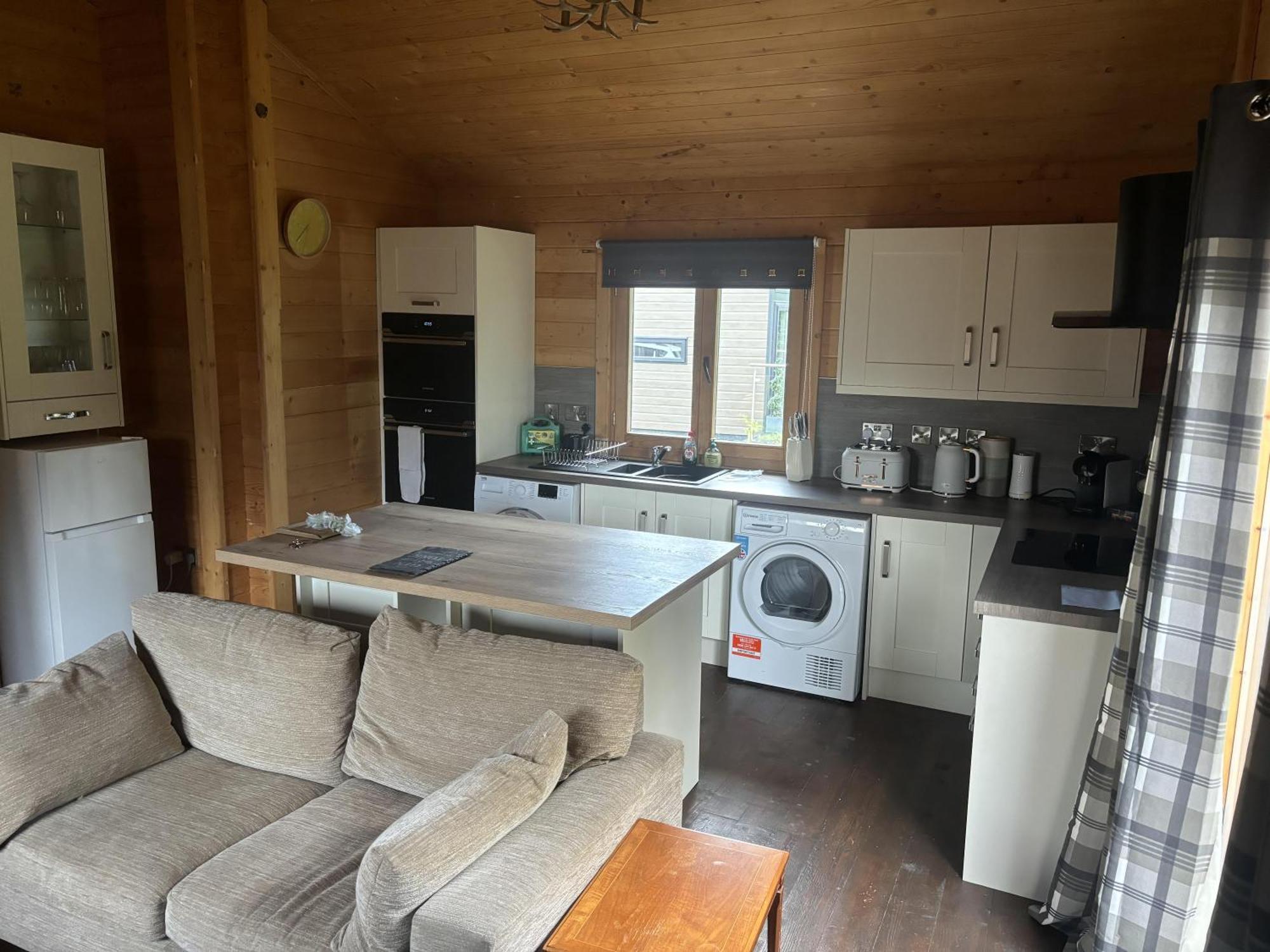 Rustic Lodge Retreat At Riverview Holiday Park Newcastleton Luaran gambar